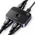 UGREEN HDMI 2.1 Switch 8K@60Hz Bi-directional HDMI Splitter, 2 in 1 Out & 1 in 2 Out, 4K@120Hz HDMI Switcher, Support 3D/CEC/HDR/Dolby, Compatible with PS5/PS4 / Xbox Apple TV Blu-Ray Player - Black